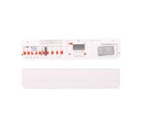 Tangxi Almohadilla para Reposamuñecas para Teclado de 14,17 Pulgadas con Kit de Herramientas de Limpieza, Almohadilla Ergonómica para Muñeca para Juegos con Base Antideslizante y Kit de (WHITE)