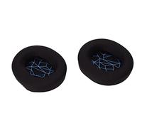 Tangxi Almohadillas para Auriculares 3/5/7, Ajuste Cómodo, Fácil Instalación, para Jugadores Incondicionales (Almohadillas Negras con serigrafía Azul.)