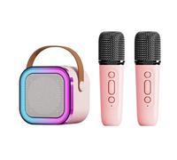 Tangxi Altavoces de Karaoke, Efectos de Iluminación, Reproductor de Karaoke Recargable, Conexión Inalámbrica, Sonido Claro para Uso en Exteriores (#4)