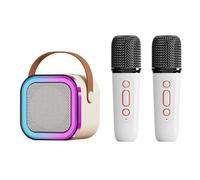 Tangxi Altavoces de Karaoke, Efectos de Iluminación, Reproductor de Karaoke Recargable, Conexión Inalámbrica, Sonido Claro para Uso en Exteriores (#3)