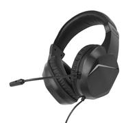 Tangxi Auriculares con Cable USB A para Juegos para PC, Auriculares con Iluminación RGB y Sonido Estéreo Envolvente 7.1 con Cancelación de Ruido, Cojín de Espuma MiMemory para Jue (Black)