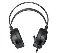 Tangxi Auriculares para Juegos con Iluminación RGB Auriculares Supraaurales con Cable USB Controladores de 50 Mm Sonido Envolvente 7.1 Diseño Ergonómico Liviano Almohadillas Suaves