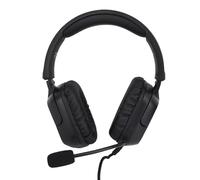 Tangxi Auriculares para Juegos, Controladores de 50 Mm Omni Direccional de Cancelación de Ruido Micrófono con Iluminación RGB, para Consola de Juegos de Teléfonos Inteligentes para (Black)