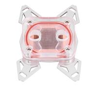 Tangxi Bloque de enfriamiento de Agua de CPU, G1/4"Bloque de Enfriador de Agua de CPU de computadora Cubierta de Pom de Base de Cobre Rojo para AMD AM4