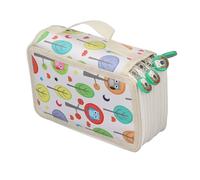 Tangxi Bolsa a Lápiz de Color, Soporte de Lápiz de Colores 72 Agujeros Multifuncionales Múltiples para Pintar