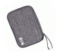 Tangxi Bolsa de Almacenamiento de Cables de Viaje, Estuche Electrónica Portátil de Gran Capacidad Duradera Multifuncional para Cable de Datos (Grey)