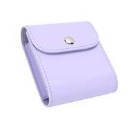 Tangxi Bolsa Fotográfica de Cuero PU de 3 Pulgadas, Estuche Retro para Mini 13, Cierre a Presión (Purple)