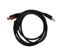 Tangxi Cable de Alimentación USB C a CC de 5,5 Mm X 2, Mm, USB a B Macho Y Cable CC Divisor en Y para Impresoras de Recibos Escáneres de Códigos de Barras Terminales POS