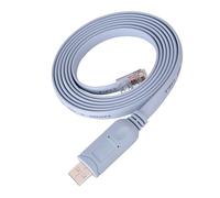 Tangxi Cable de Consola USB a RJ45, Paquete de 2, Herramienta Esencial para Conexión de Interruptores de Enrutadores, Compatible con Ordenadores Portátiles