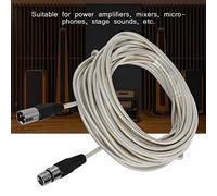 Tangxi Cable de Micrófono de XLR Macho a Hembra Duradero con Protección de Blindaje de Alta Densidad para Señal Pura - Adecuado para Micrófonos, Sonidos de Escenario - Diámetro de Cable de 6 Mm (15