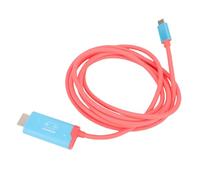 Tangxi Cable de Proyección de la Consola, 4K A 60Hz 100W PD PD Carga RÁPIDA 18 GBPS USB C USB C A Cable de Interfaz Multimedia HD, para el Interruptor 2 Switch Maldío de Vapor OLED ROG