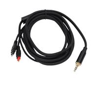 Tangxi Cable para Auriculares, Cable de Repuesto con Conector Estéreo de 3,5 Mm y Conector Adaptador de 6,35 Mm, Núcleo OFC Flexible a Prueba de Roturas de 2 M, para HD580 HD600 HD650