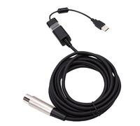Tangxi Cable XLR Hembra A USB A |Convertidor Analógico Digital para Micrófono, Cable de 3 Pines