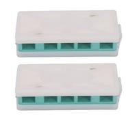Tangxi Caja de Conexiones para Scooter, Conector de Cable de 5 Polos, Kit de Tuercas para Tablero de Terminales Eléctricos para Scooter Eléctrico, Verde y Blanco