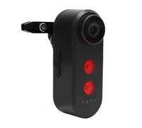 Tangxi Cámara de Revisión de Bicicletas, Cámara de Bicicleta 4K IPX6 Impermeable 140 Grados en Gran ángulo con Luz Fluctuante para Viajes Nocturnos (16G)
