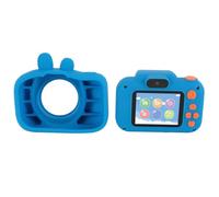 Tangxi Cámara para Niños, Cámara Digital para Niños, Silicona ABS, Enfoque Automático, Zoom Digital 8X, Lente Dual, Pantalla IPS de 2 Pulgadas, Reproducción de Música HD 1080P para