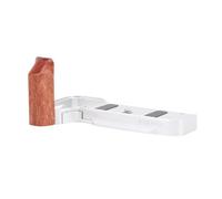 Tangxi Camera Camina de Mano de Manejo para Las Cámaras A7CII A7CR A7C2, Mango de Soporte en Forma de L Placa de Base con Placa de Liberación Rápida, Manija Lateral de Madera Ergonómica (Silver)