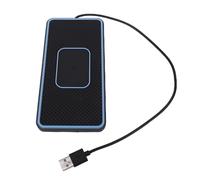 Tangxi Cargador de Coche Inalámbrico para Teléfono Móvil iOS 11 12 14 15 16 17, Almohadilla de Carga Rápida Estable con Imán de 20W con Luz LED RGB Cable USB A de 30cm