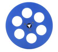 Tangxi Carrete de Cinta Vacío de 1/4 y 7 Pulgadas, Material ABS Reemplazo de Buje NAB con 6 Orificios de Viento, para Grabadora de Cinta de Carrete a, Pieza de Máquina de (BLUE)