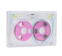 Tangxi Cintas de Casete de Grabables Sonido Claro para Entusiastas de la Música Colección de 46 Minutos Aleación de Aluminio (Purple)