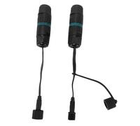 Tangxi Conector de Cable Resistente Al Agua de Fácil Instalación para Luces LED, Conexión de Luz Exterior Segura y Confiable, 2 Conectores de Cable de Luz