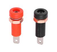 Tangxi Conector Tipo Banana de Latón con Buen Rendimiento de Transmisión Conector Hembra de 30 V-60 V Paquete de 10 Conectores Tipo Banana para Carga de Alta Corriente