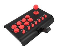 Tangxi Controlador de Juegos de Lucha, Almohadilla de Juegos de Lucha, Batería de Larga Duración, Inalámbrico con y Macro para IOS (BLACK)