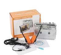 Tangxi Convertidor Portátil de Casete a MP3, Reproductor de Cinta con Conector para Auriculares de 3,5 Mm para PC, Portátil, Captura de Audio y CD