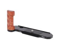 Tangxi Empuñadura de Madera FM2, Soporte de Placa Base de Empuñadura en Forma de L, para Placa de Aleación de Aluminio para Mango Lateral de Madera Ligero Arca (Black)