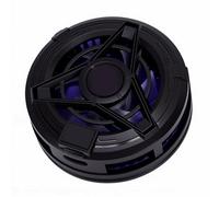 Tangxi Enfriador de Teléfono Magnético RGB, Enfriador de Teléfono Móvil Semiconductor de bajo Ruido, Ventilador de Refrigeración para Juegos con Abrazadera para Jugar, Ver Vídeos (BLACK)