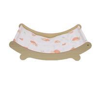 Tangxi Estera de Enfriamiento para Gatos, Cómoda Almohadilla de Hielo para Gatos y Perros, Adecuada para Uso Doméstico, Gel de PVC, Madera Maciza (Talla Grande)