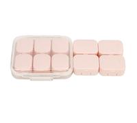 Tangxi Estuche de Medicina Diaria, Organizador de Medicina Confiable, Versátil y de Fácil Separación, Portátil para Vitaminas (Pink)