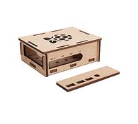 Tangxi Estuche de Repuesto para Disipador de Calor, Estuche de Madera para Computadora - Estuche Protector de Disipador de Calor para Bricolaje para RasPi 4 Modelo B
