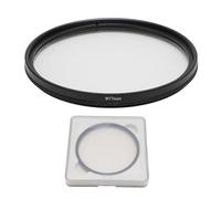 Tangxi Filtro de Lente Brillante Cepillado Starlight Colorido de 77 Mm, Filtro de Efecto Especial de Fotografía de Vidrio óptico para Accesorios de Cámara SLR, con Revestimiento de