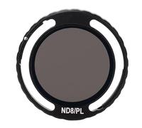 Tangxi Filtro ND8 PL para Dron, Efecto Polarizador de Densidad Neutra, Desenfoque de Movimiento, Vidrio óptico de Aleación de Aluminio con Estuche de Almacenamiento