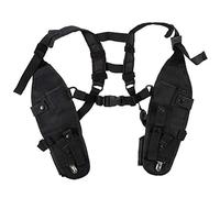 Tangxi Funda de Hombro Universal de Radio bidireccional, Cubierta de Rescate del arnés táctico Manos Libres con Correa Ajustable para el Hombro Fundamentos de Rescate