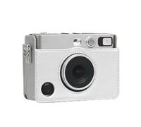 Tangxi Funda de Piel Sintética para Cámara Instantánea, Protección para Cámara Retro con Tapa Magnética, Bolsa Portátil a Prueba de Arañazos con Correa para el Hombro para Mini EVOCamera (White)