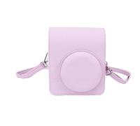 Tangxi Funda para Cámara Instantánea Bolsa para Cámara Funda Protectora para Mini 13 con Cubierta Superior Extraíble Correa para el Hombro Desmontable Bolsa de Almacenamiento de Cuero (Pink)