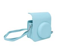 Tangxi Funda para Cámara Instantánea Bolsa para Cámara Funda Protectora para Mini 13 con Cubierta Superior Extraíble Correa para el Hombro Desmontable Bolsa de Almacenamiento de Cuero (Green)