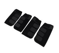 Tangxi Funda para Pata de Caballo Protector Envolvente Negro Transpirable a Prueba de Impactos para Montar 28-34 Cm para Pura Sangre y Hannoverianos Mezcla de Fibras Sintéticas 4 Protectores para