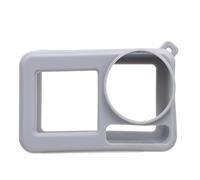 Tangxi Funda Protectora de Silicona Action 5 Pro, Cubierta Lavable Flexible con Tapa de Lente para Entusiastas de la Fotografía de Cámaras Deportivas (Grey)