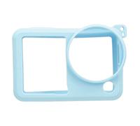 Tangxi Funda Protectora de Silicona para 6, Cubierta Suave y Flexible con Tapa de Lente y Cordón, Protección Completa a Prueba de Polvo, Carcasa Ligera para Cámara para Deportes Al (Blue)