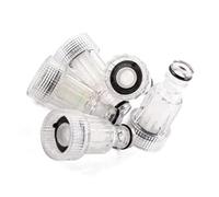 Tangxi Herramienta de Conexión de Filtro de Agua, Lavadora a Presión Extraíble y Fácil de Limpiar, Conector de 5 Piezas de 3/4" de Diámetro para Limpieza de Automóviles, Motocicletas y Bicicletas