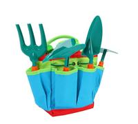 Tangxi Juego de Jardinería para Niños Pequeños con Regadera, Kit de Herramientas de Jardinero para Niños, Pala, Rastrillo, Bolsa para Tenedor para
