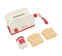 Tangxi Juego de Tostadora de Madera de Exquisita Artesanía, Juguete para Hacer Pan Seguro y Confiable, Ideal para Desarrollar Habilidades Prácticas, Adecuado para Niños