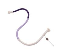 Tangxi Juguete Interactivo de Cuerda de Algodón para Gatos para Morder | Longitud flexible de 26 pulgadas, tiempo de juego silencioso, fibras naturales seguras, alivio del aburrimiento, apto para