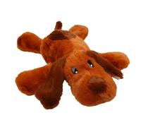 Tangxi Juguete Lindo Grande del Perro de la Felpa para los Niños Que Abrazan la Almohada del Animal Relleno para el Tamaño del Material Marrón del Regalo de Cumpleaños