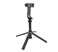 Tangxi Kit de Trípode Extensible para Palo Selfie, Soporte de 4 Patas de Aleación de Aluminio con Control Remoto Recargable para Teléfonos Celulares, Cámaras de Acción, Transmisión en