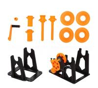 Tangxi La Bobinadora de Filamentos para Impresora 3D Organiza Eficientemente Carretes de Filamento para Impresora 3D P1S P1P X1 Material PETG Negro y Naranja
