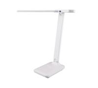 Tangxi Lámpara de Mesa Ajustable 2 Cabezas Lámpara de Escritorio Doble Cabezal para el Dormitorio para el Dormitorio, Luz de Lectura de Atenuaciones Táctiles de Tres Nivel (Versión enchufable)